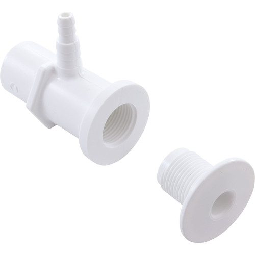 Balboa Water Group/ITT 3/4"Spg/1/2"S X 3/8" Barb Ozone Jet Assy - 10-2650WHT