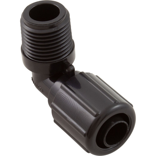Pentair/Rainbow 1/2" 90*, 1/2"Mpt X Tube Fitting, W/ Nut - R172272