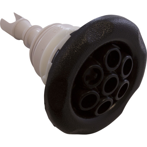 Waterway Plastics Internal, Ww Poly Storm, Thd, Massage, Scallop, Blk - 229-8031