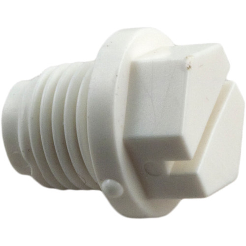 Praher Canada Ltd 1/4"Plug (Abs) White, 1-1/2" & 2" Valves - E-15-S1