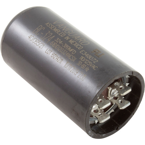 Essex Group Start Capacitor, 324-388 Mfd, 125Vac 1-7/16"X2-3/4" - BC-324