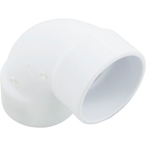 Waterway Plastics 90 Sweep Ell 2" Sxs Pvc - 411-9130
