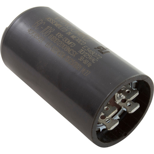 Essex Group Start Capacitor, 108-130 Mfd, 125Vac 1-7/16"X2-3/4" - BC-108