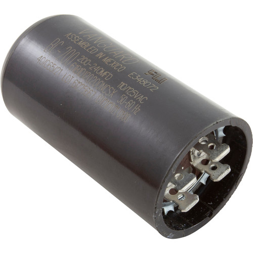 Essex Group Start Capacitor, 200-240 Mfd, 125Vac 1-7/16"X2-3/4" - BC-200
