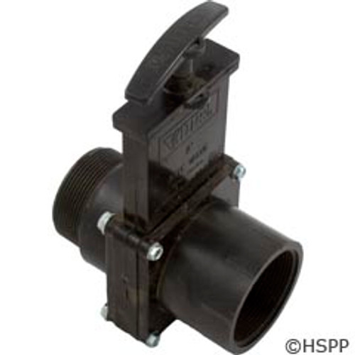 Valterra Products 2" Valve, Fipt X Mipt, Abs-Black - 7208