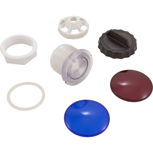 Waterway Plastics Front Access Light Wall Fitting,2 5/8"Hole Size(With Wrench) - 630-6005