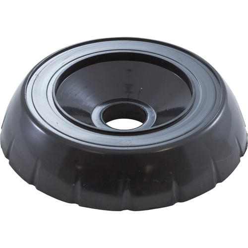 Waterway Plastic Cap,2" T/A Diverter Valve,Notched,Butt.Thrd,Black - 602-3551