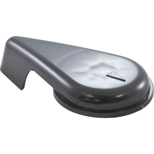 Waterway Plastic Handle,2" Top Access Diverter Valve,Notched,Black - 602-3541