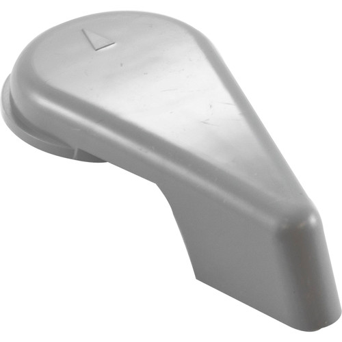 Waterway Plastic Handle,2" Top Access Diverter Valve,Notched,Gray - 602-3547