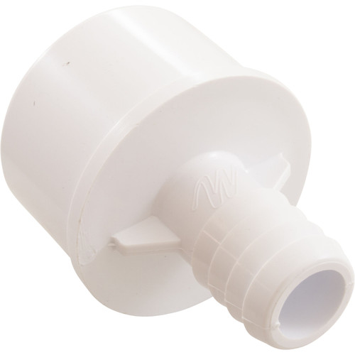 Waterway Plastics Barb Adapter 1.5"Spg X 3/4"B (Ribbed) - 413-4370