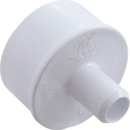 Waterway Plastics Barb Adapter, 2"Spg X 3/4"Barb - 413-4510