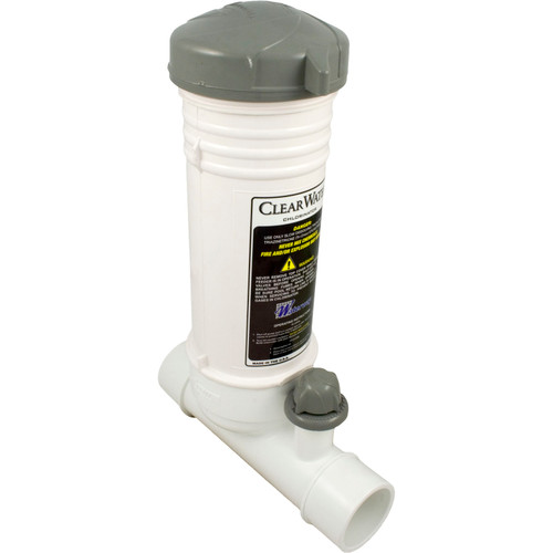 Waterway Plastics In-Line, 12 Tablet Feeder - White - CLCS012-W