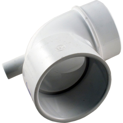 Waterway Plastics Vacuum Break Fitting, 2.5" 90 Ell - 642-3610V