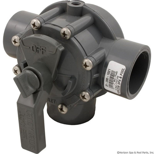 Zodiac/Jandy/Laars 1 1/2"X 2" Non-Positive Seal, 3 Port Valve - 3344