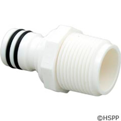 Zodiac/Polaris Quick Disconnect Plug, Nptm, Plastic, With 2 O-Rings - D23