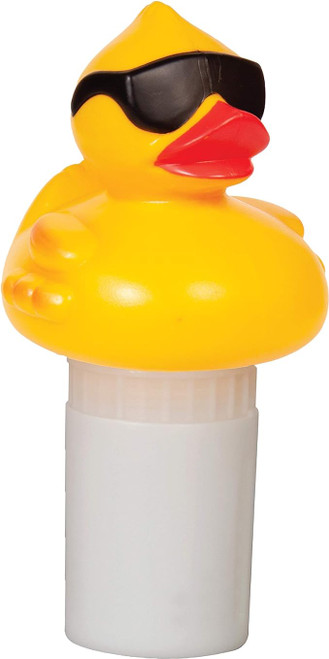 Derby Duck Mid Size Floating Chlorinator, for Pool or Spa, 1" Tablets or (3) 3" Tabs | 4003