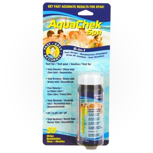 Aquachek Spa 6 in 1 Test Strips