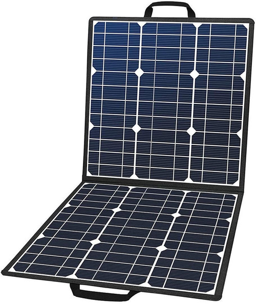 Flashfish 50W 18V Portable Solar Panel with 5V USB 18V DC Output