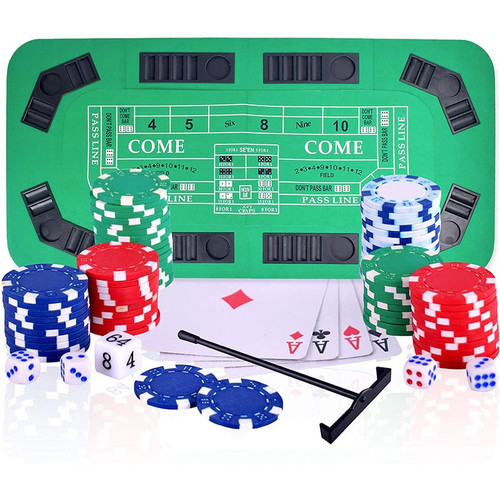 No Limit 3-in-1 Portable Casino Table Top Set