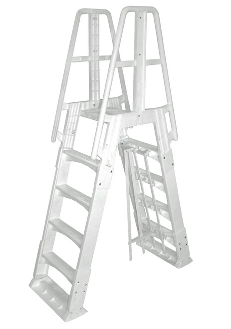 Premium A-Frame Above Ground Pool Ladder - White (NE9880)