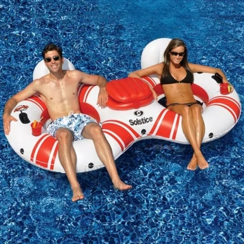 88" Super Chill Duo Inner Tube with Cooler (SWL17002)