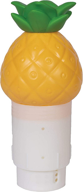 Pineapple Mid Size Floating Chlorinator, for Pool or Spa, 1" or 3" Tablets 11327-6PK-01