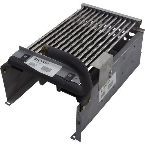 Burner Tray, Raypak Model 206A, with Burner, Sea Level  - 010391F
