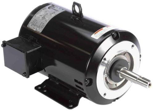 Motor, Century, 5.0hp, 230V/460V, 3Ph, 1-Spd, 182JMZ, EQ  - CEQK500V1