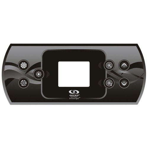 Gecko in.k500 Overlay, 7 Button, Settings, Lt, Mode, P1, P2, Up, Down  - 9916-101495