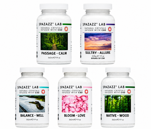 Spazazz Lab Infused CBD Spa & Bath Crystals