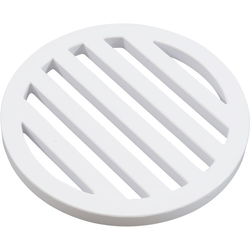 Deck Drain Cover, CMP, 3" Round, White