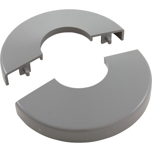 Escutcheon, CMP, Clip-On, Fits 1.9", Gray