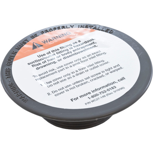 Floor Plate, Pentair Sta-Rite Inlet 8428, Gray