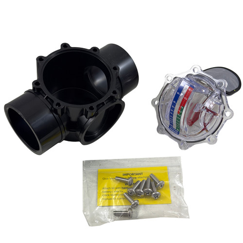 Flow Meter/Check Valve, FlowVis, SCH40, Valve Body