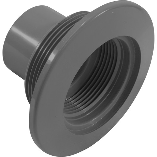 Return Wall Fitting, CMP, Gunite,1-1/2"sp x 1-1/2"fpt,Dk Gry