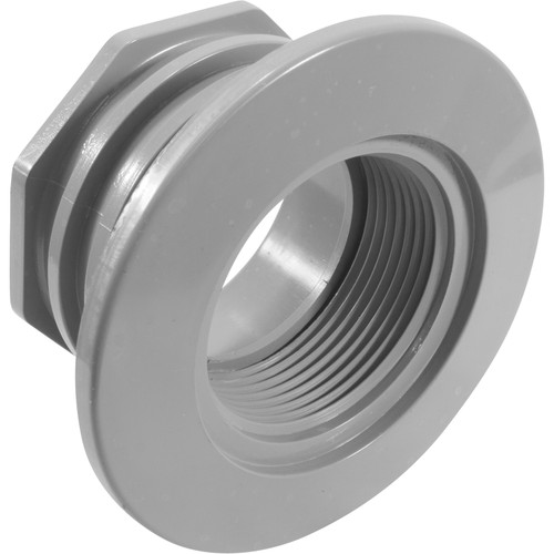 Return Wall Fitting, Gunite, CMP, 1-1/2"s x 1-1/2"fpt, Gray