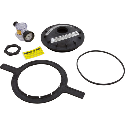 Tank Lid Kit, Pentair TR100C/TR140C, 8.5", Black, Btr Thd