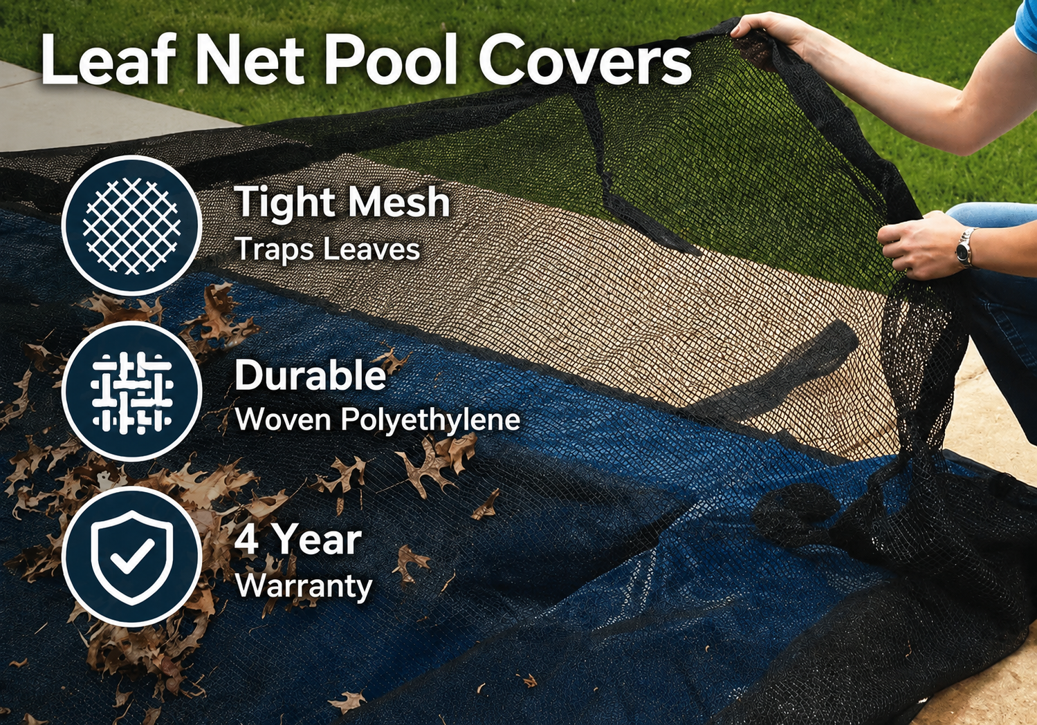 Leaf Net Pool Covers
