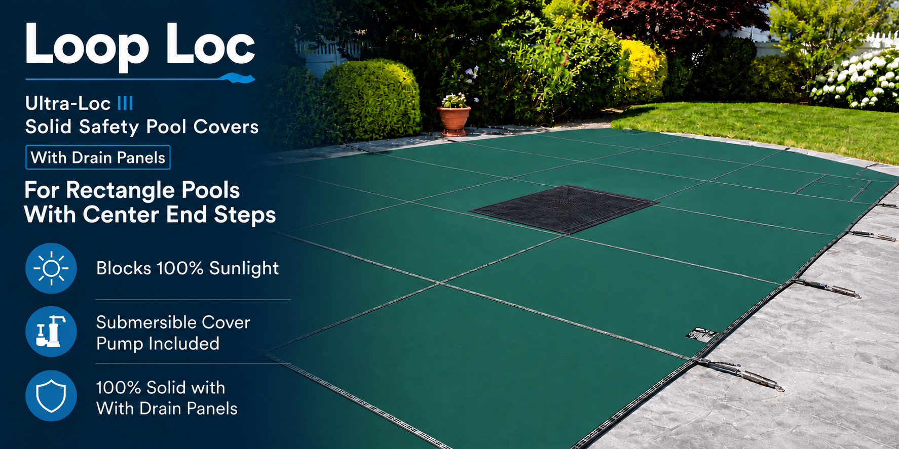 Loop Loc Ultra-Loc Solid With Drains With Center Steps