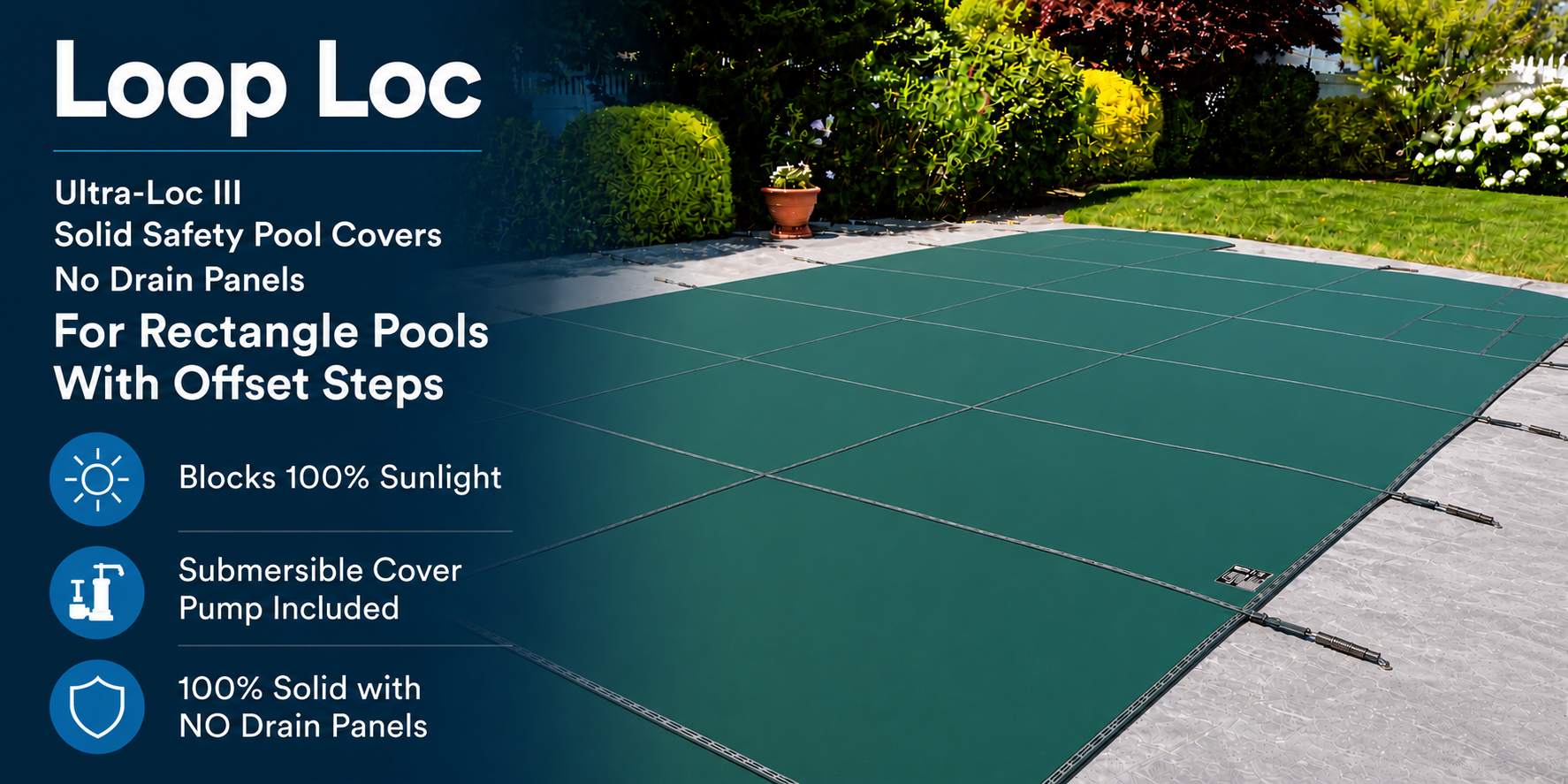 Loop Loc Ultra-Loc Solid No Drains With Offset Steps