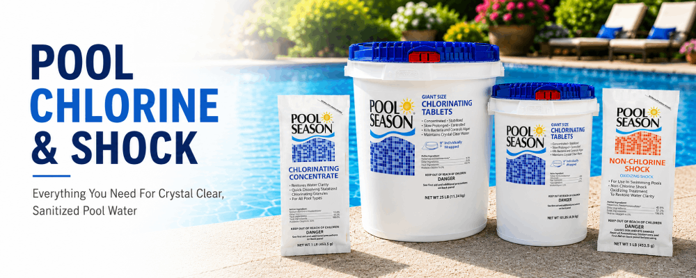 Swimming Pool Chlorine And Shock