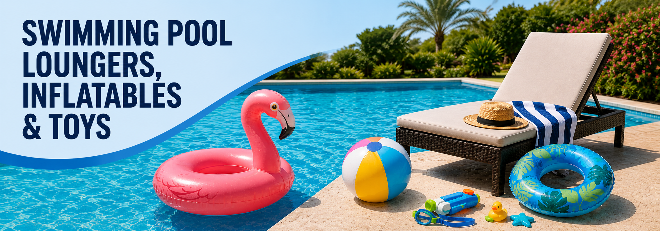 Swimming Pool Loungers and Inflatables