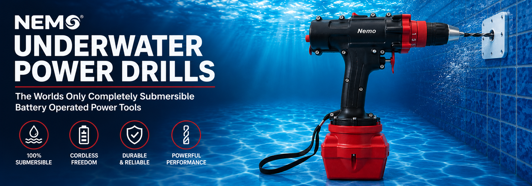 Nemo Underwater Cordless Drill
