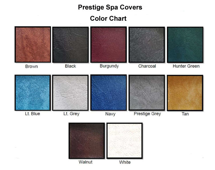 Prestige Spa Covers Color Selection Guide