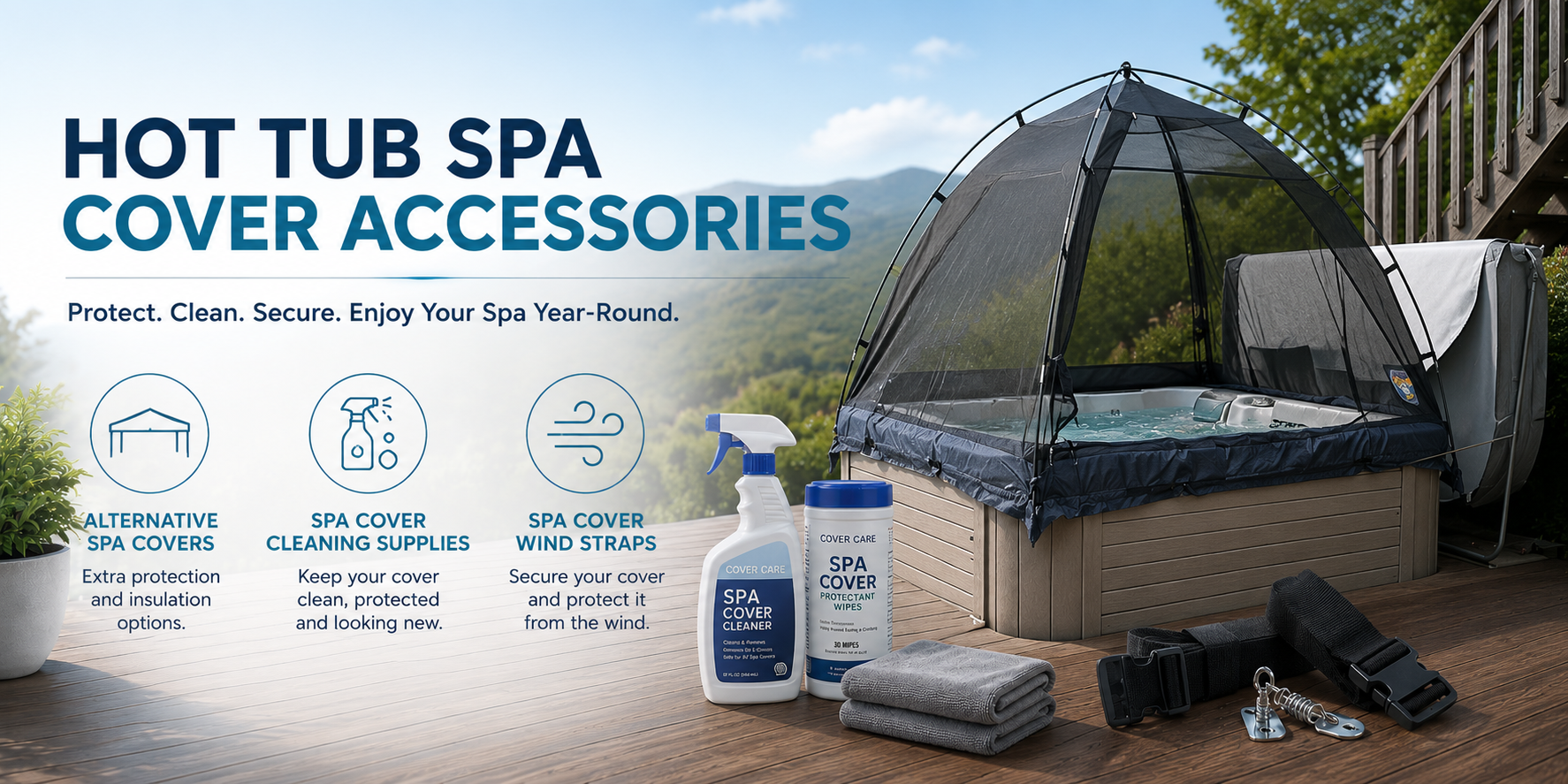Hot Tub Spa Cover Accessories
