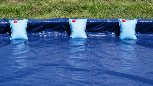 Above Ground Pool Cover Wall Bags