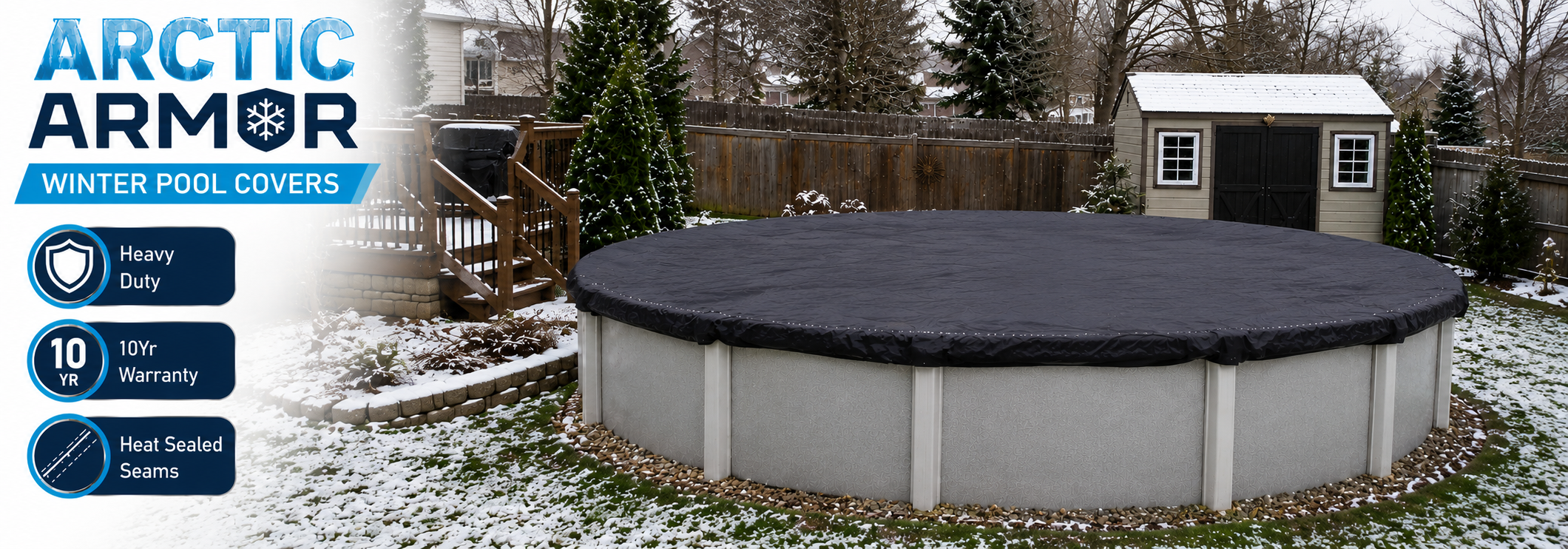 Arctic Armor 10Yr Warranty Above Ground Pool Covers