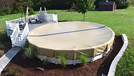 The ULTIMATE Self-Draining Winter Pool Cover