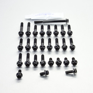 Aluminium Engine Kit Kawasaki Ninja 300 Race Spec Etched Black