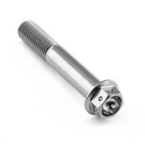 Titanium Flanged Hex Head Bolt M10x(1.25mm)x60mm Race Spec